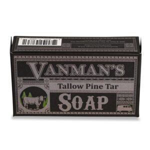 VanMan Beef Tallow and Coconut Oil Bar Soap 3.8 oz